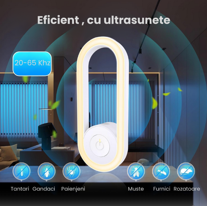 Dispozitiv ultrasonic pentru tantari